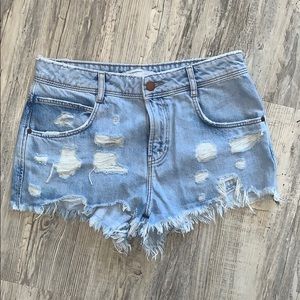 Zara denim shorts